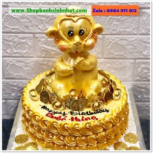 Bánh Sinh Nhật Con Khỉ Tuổi Thân - T62